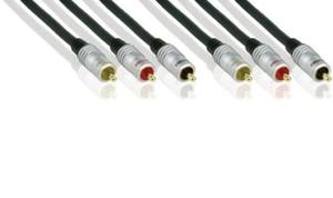 Profigold PGV5303 Kabel 3xCINCH - 3xCINCH d.3m Component Video Salon Pozna Wrocaw - 2859220760