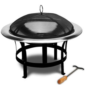 PALENISKO KOMINEK GRILL ZE STALI NIERDZEWNEJ 75 cm - 2844188536