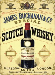 Reklama metalowa 30x40cm - JAMES BUCHANAN & Co. SCOTCH - 2828000931