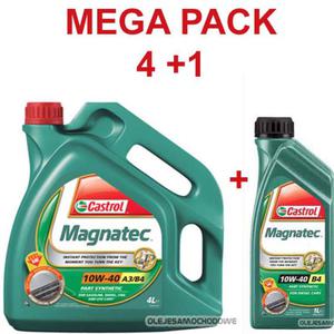 Castrol Magnatec 10W40 4L + 1L * Mega PACK - 2822773028