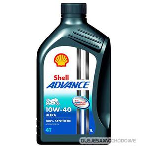 Shell ADVANCE Ultra 4T 10W40 1L Syntetyk - 2822774780