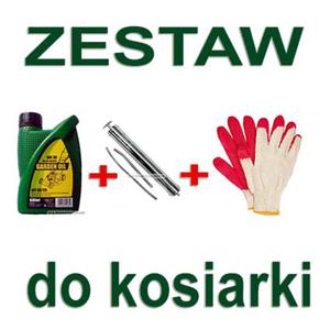 * ZESTAW: olej do kosiarki + odsysarka + rkawice robocze - 2859668679