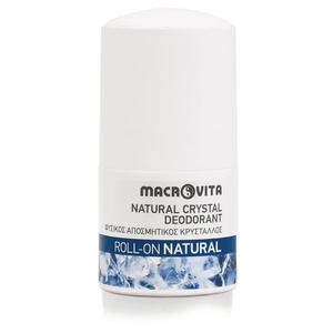 MACROVITA dezodorant roll-on z naturalnym krysztaem NATURAL 75ml - NATURAL