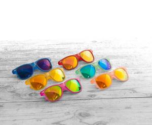 Okulary przeciwsoneczne kolorowe soczewki - rne kolory - 2869703588