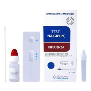 Test na gryp INFLUENZA - GRYPA A/B Domowe Laboratorium - 2872148615