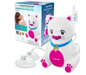 Inhalator (nebulizator) kompresorowy KITTY dla dzieci - 2858781546