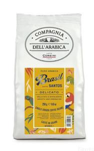 CORSINI COMPAGNIA DELL'ARABICA BRASIL SANTOS 100% Arabica - kawa ziarnista 250g - 2876399204