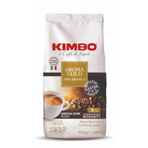 Kimbo Aroma Gold 1kg kawa ziarnista nowe opakowanie DOBRA NISZA CENA - 2876398969