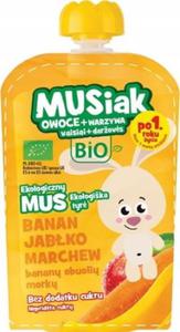 Mus owocowo-warzywny banan jabko marchew BIO 100 g - 2878459400