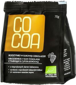 RODZYNKI W SUROWEJ CZEKOLADZIE BIO 70 g - COCOA - 2832065754