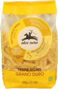 MAKARON (SEMOLINOWY) PENNE BIO 500 g - ALCE NERO - 2874707499