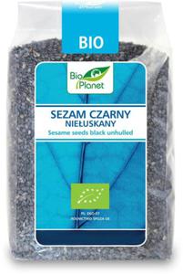 SEZAM CZARNY NIEUSKANY BIO 250 g - BIO PLANET - 2877795228