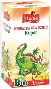 HERBATKA DLA DZIECI - KOPER BIO 20 x 1,5 g - 2876578099