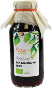 SOK MALINOWY B/C BIO 330 ml - BATOM - 2857923154