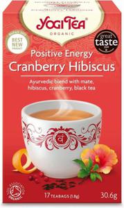 HERBATKA POZYTYWNA ENERGIA URAWINA - HIBISKUS BIO (17 x 1,8 g) - YOGI TEA - 2832066835