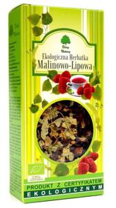 HERBATKA LIPOWO - MALINOWA BIO 80 g - DARY NATURY - 2876382479