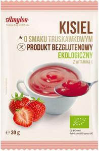 BIO Kisiel truskawkowy 30g AMYLON - 2832067298