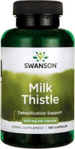 Ostropest plamisty 500mg Milk Thistle 100 kapsuek SWANSON