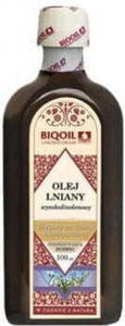 Olej Lniany Budwigowy wysokolinolenowy toczony na zimno 100ml BIOOIL - 2878655115