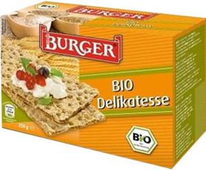 PIECZYWO CHRUPKIE YTNIE RAZOWE BIO 250 g - BURGER - 2832068547