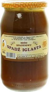 Miód spadziowy spad iglasta 1200g Rodzinna Pasieka Sudnik