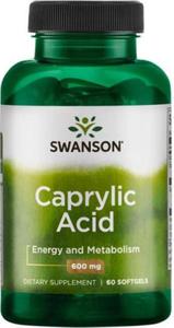 Kwas kaprylowy Caprylic Acid 60 kapsuek SWANSON - 2874505872