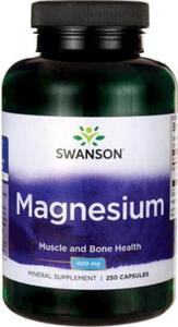 Magnesium magnez tlenek magnezu 200mg 250 kapsuek SWANSON - 2874505877