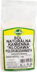 Sl naturalna kodawska kamienna KODAWA pgruboziarnista niejodowana 1kg SMAKOSZ - 2877543437