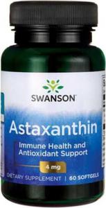 Astaxanthin Astaksantyna ekstrakt z alg 4mg 60 kapsuek SWANSON