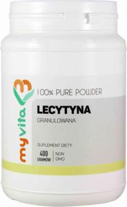 Lecytyna sojowa - granulowana NON-GMO lecithin 400g MyVita - 2877891904