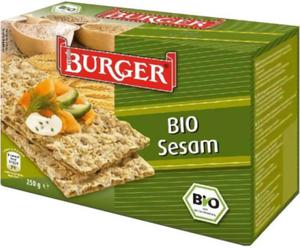 PIECZYWO CHRUPKIE YTNIE RAZOWE Z SEZAMEM BIO 250 g - BURGER - 2864233643