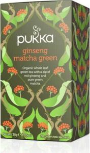 Herbata Matcha Ginseng Green Bio - 20 saszetek Pukka