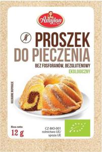 BEZGLUTENOWY PROSZEK DO PIECZENIA BIO 12 g - AMYLON - 2877543465