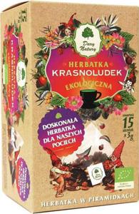 HERBATKA DLA DZIECI KRASNOLUDEK PIRAMIDKI BIO (15 x 3 g) - DARY NATURY - 2876578228