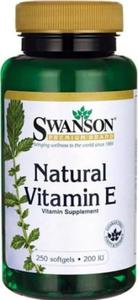 Witamina E 200 IU Natural Vitamin E 250 kapsuek SWANSON