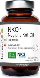 Olej z kryla NKO Neptune Krill Oil 500mg 60 kapsuek kenayAG - 2874871616