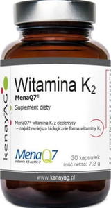 Witamina K MK-7 MenaQ7 100mcg 30 kapsuek kenayAG - 2874871619