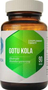 Gotu kola ekstrakt standaryzowany 220mg 90 kapsuek Hepatica - 2876870485