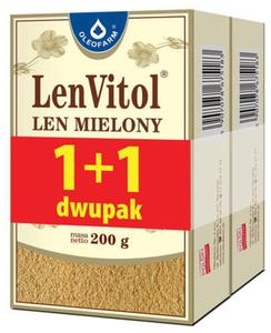 LenVitol Len mielony 1 + 1 dwupak 200 + 200g Oleofarm - 2878201994