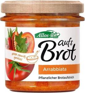 PASTA KREMOWA ARRABBIATA BEZGLUTENOWA BIO 140 g - ALLOS - 2878802430