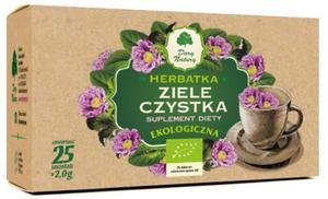 HERBATKA ZIELE CZYSTKA BIO (25 x 2 g) - DARY NATURY - 2876578268