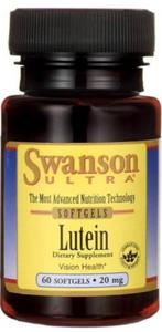 Luteina Lutein 20mg 60 kapsuek SWANSON