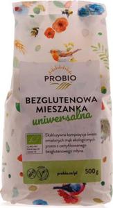 MIESZANKA DO WYPIEKU UNIWERSALNA BEZGLUTENOWA BIO 500 g - PROBIO - 2861183589