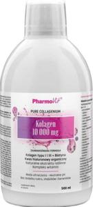 Kolagen typu I i III 10000mg kwas hialuronowy biotyna 500ml PharmoVit - 2874236564