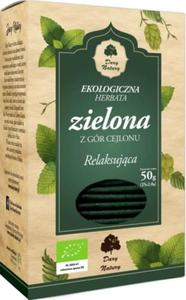 HERBATA ZIELONA RELAKSUJCA BIO (25 x 2 g) - DARY NATURY - 2878458643