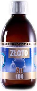 Niejonowe nano zoto koloidalne Au 100 10ppm 300ml Pro Aktiv - 2878346993