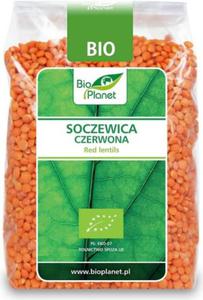 SOCZEWICA CZERWONA BIO 400 g - BIO PLANET - 2866507335