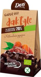 DAKTYLE W CZEKOLADZIE GORZKIEJ BEZGLUTENOWE BIO 50 g - DOTI - 2870965746