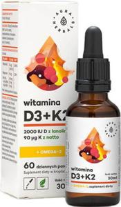 Witamina D3 2000 IU+ K2 90 - 2875493682