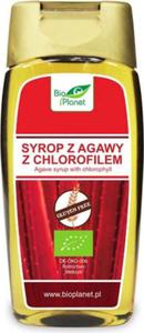 SYROP Z AGAWY Z CHLOROFILEM BEZGLUTENOWY BIO 350 g (250 ml) - BIO PLANET - 2861184282